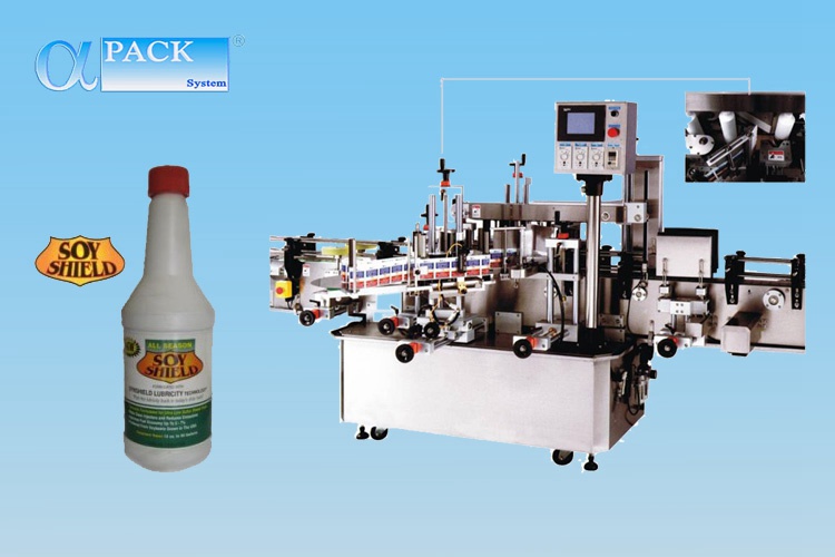 全自動(dòng)雙面定點(diǎn)貼標機（圓瓶可用)